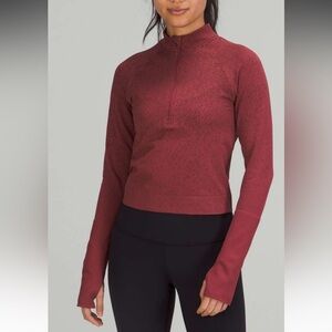 Lululemon Rest Less Cropped Half-Zip size 6